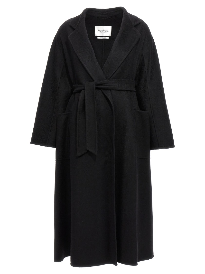 Max Mara Ludmilla' Coat In Black