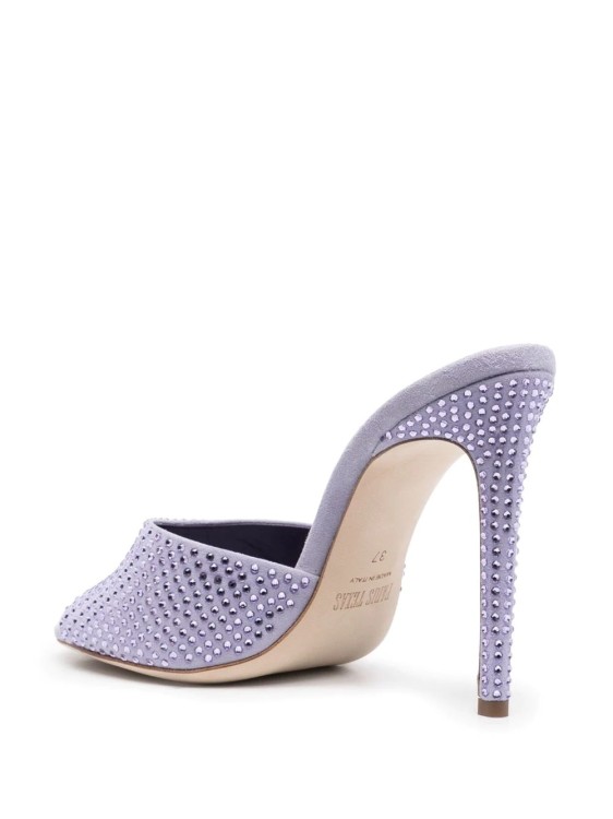 Paris Texas Holly Stiletto Mule in Purple | THE LIST