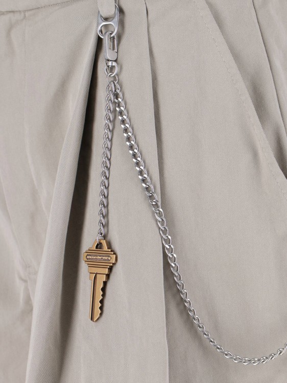 Alexander Wang Beige Tailored With Chain Detail | THE LIST