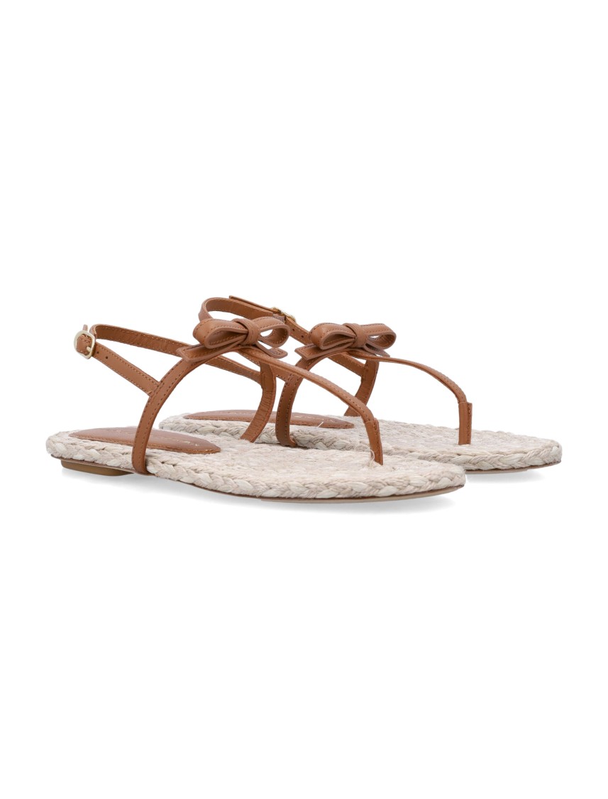 Stuart Weitzman Felicity Espadrillas Thong Sandals