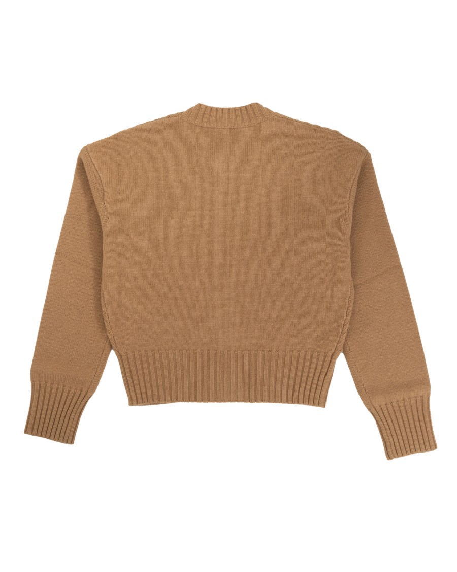 Max Mara Textured Wool And Cashmere Cardigan In Brown