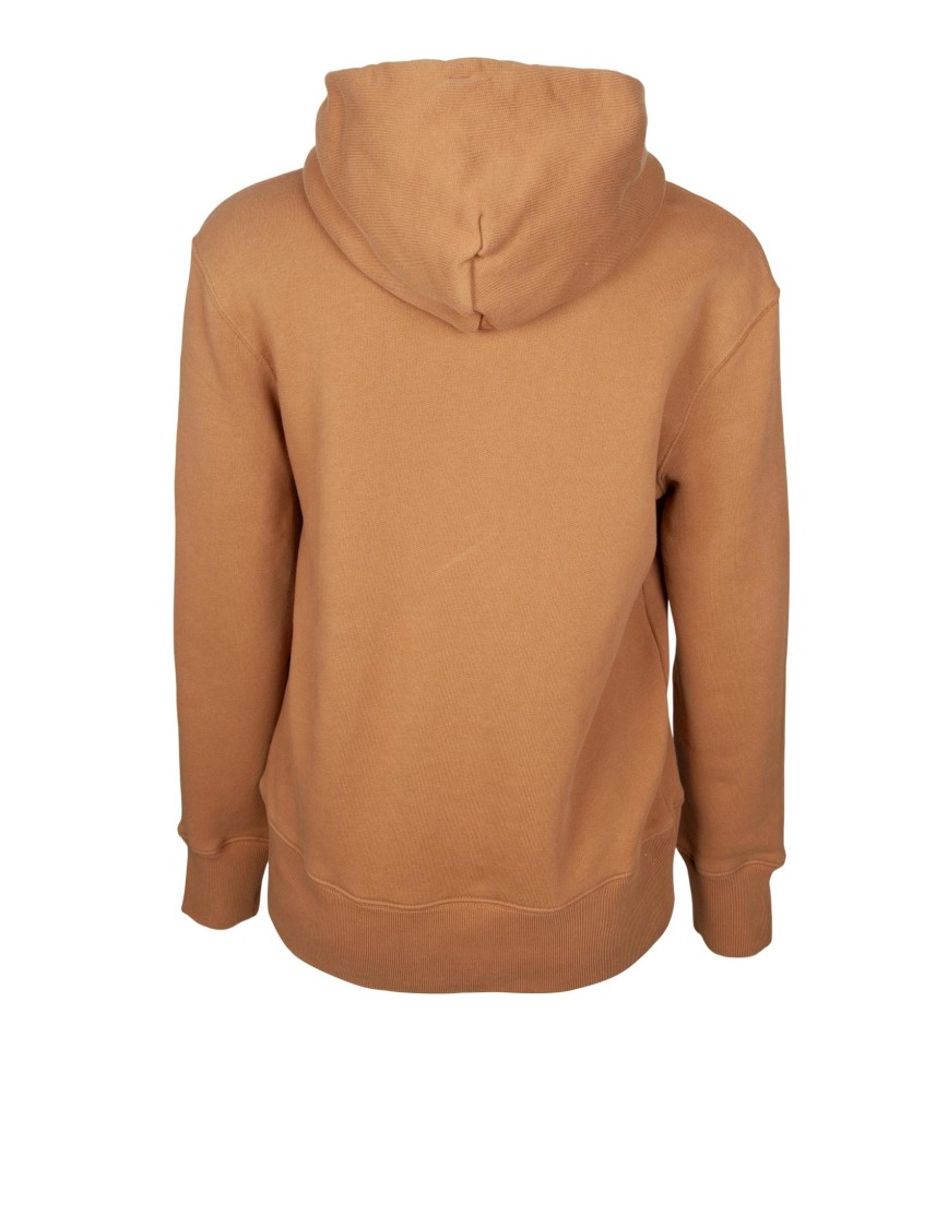 Autry Relaxed Fit Walnut Hoodie In Brown
