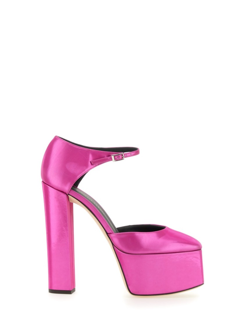 Giuseppe Zanotti Fuchsia Fuchsia Bebe Leather Pumps