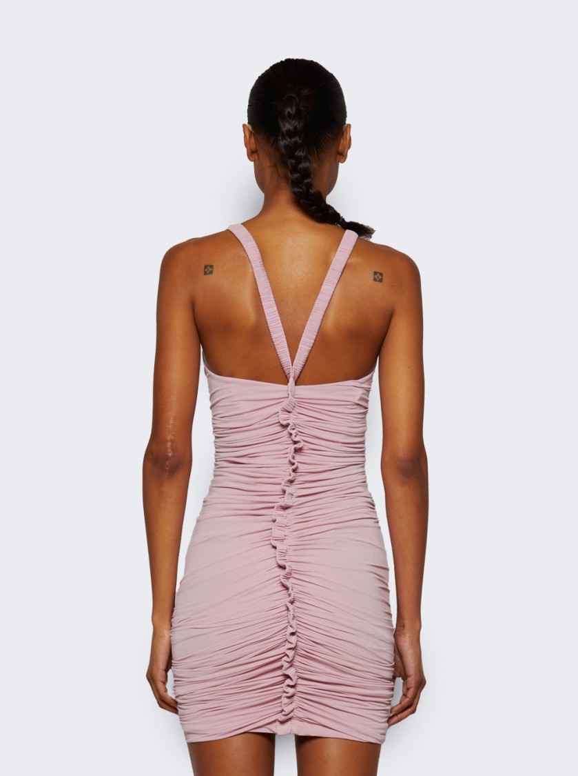 Alexander Wang Ruched Tank Mini Dress - Pink Chalk In Pink