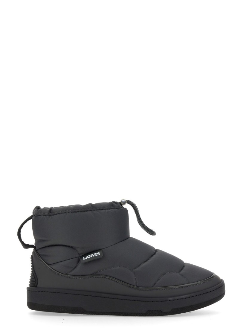 Lanvin Padded Ankle Boots In Black