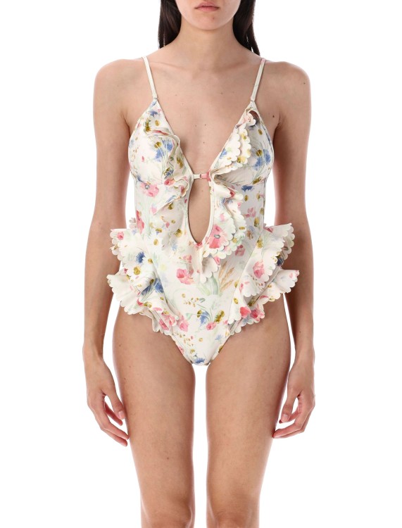 Zimmermann Lucky Waterfall Frill One Piece Swimsuit | THE LIST