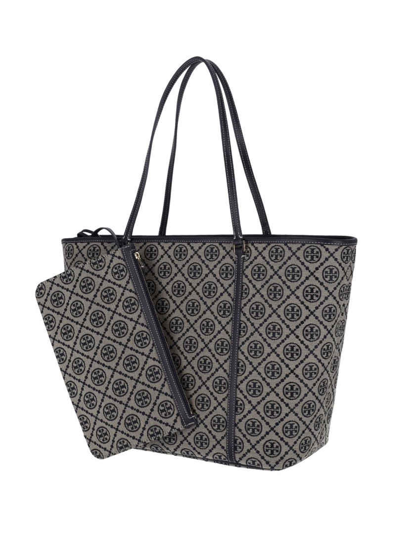 Tory Burch Large Tote Bag "t Monogram" – Beige