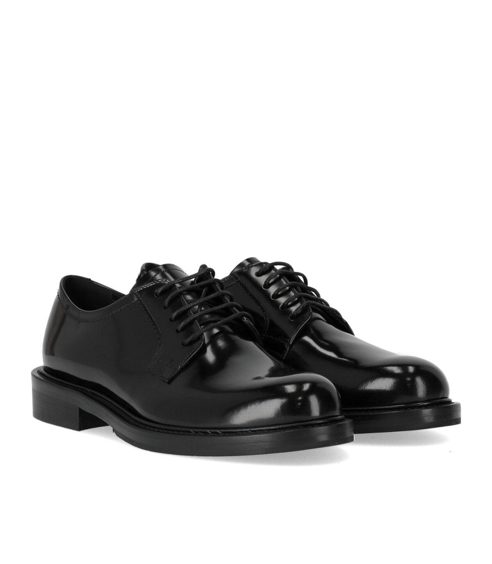 Guglielmo Rotta Palma Black Lace Up In Black