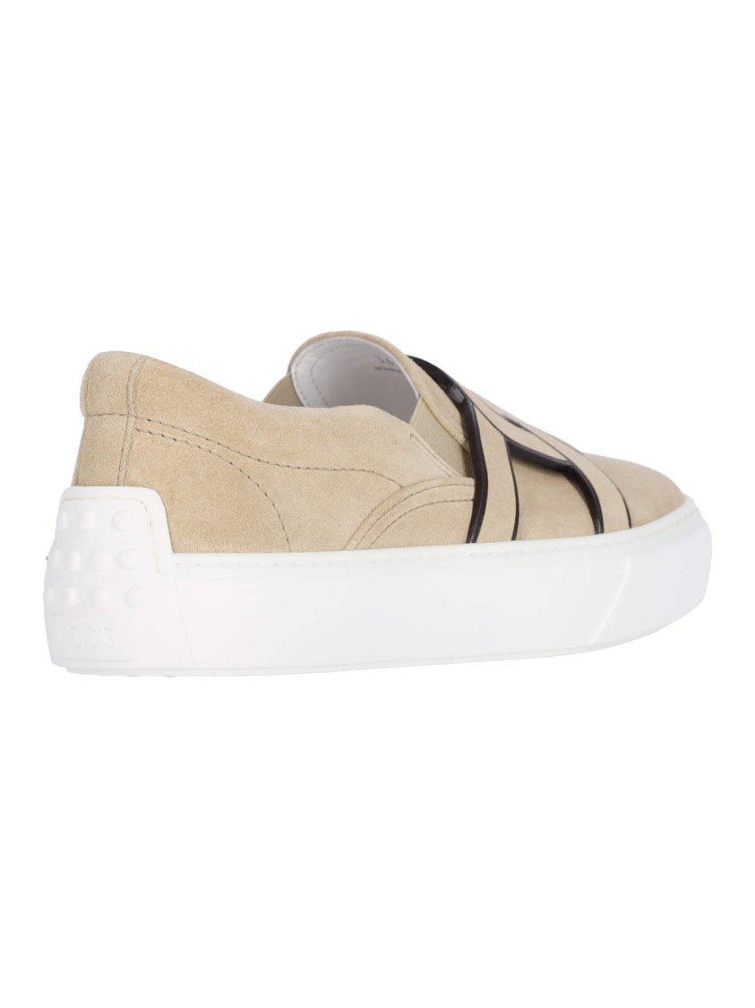 TOD'S TOD'S "KATE" SNEAKERS – BEIGE 