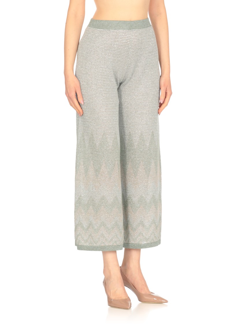 Shop D Exterior D. Exterior Green Viscose Pants