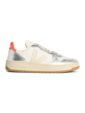 Veja White Leather V-95 Sneakers in White | THE LIST