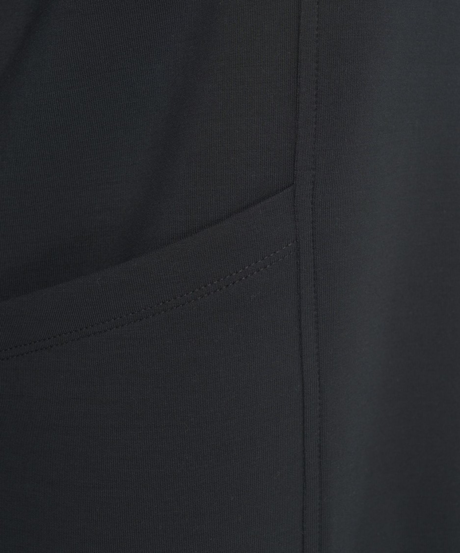 Shop Liu •jo Liu Jo Black Sweatshirt With Zipper And Rhinestone Embellishments