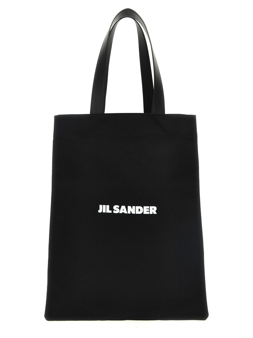 Jil Sander 'book Tote Md' Shopping Bag In Black