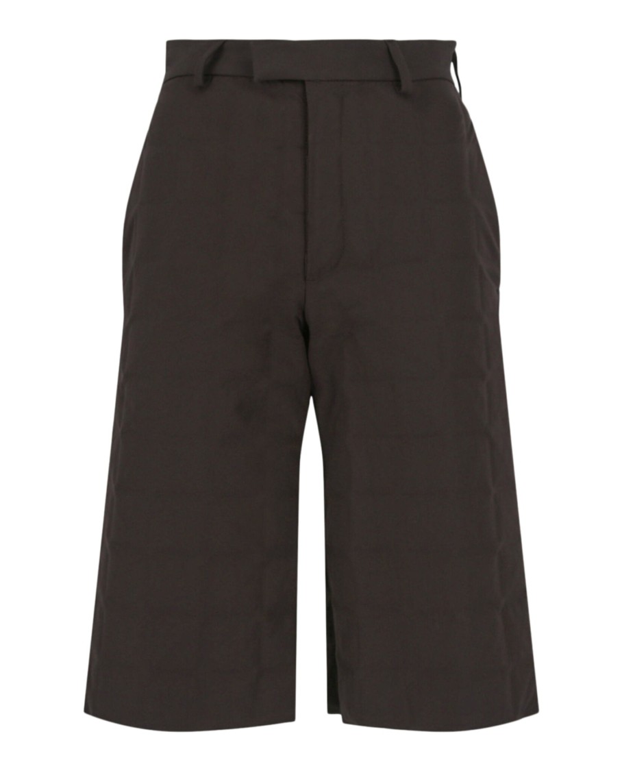 Bottega Veneta Knee-length Shorts In Black