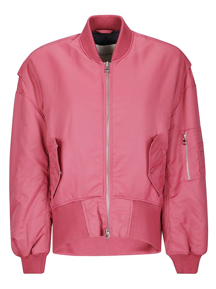 Jw Anderson J. W. Anderson Oversized Curved Jacket In Pink
