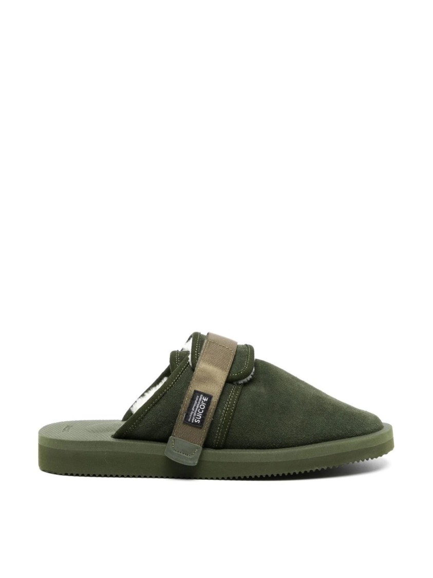 Suicoke Zavo-mab Mules Sandals In Black
