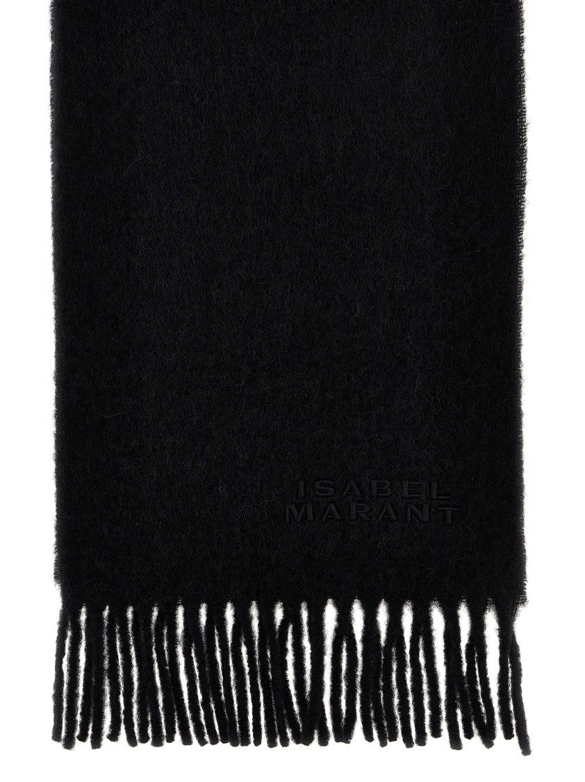 Isabel Marant 'firny' Scarf In Black