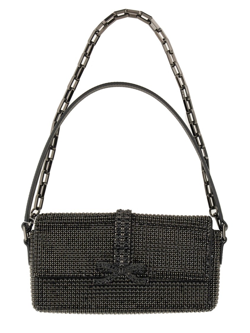 Shop Self-portrait Baggage Bag. In Black