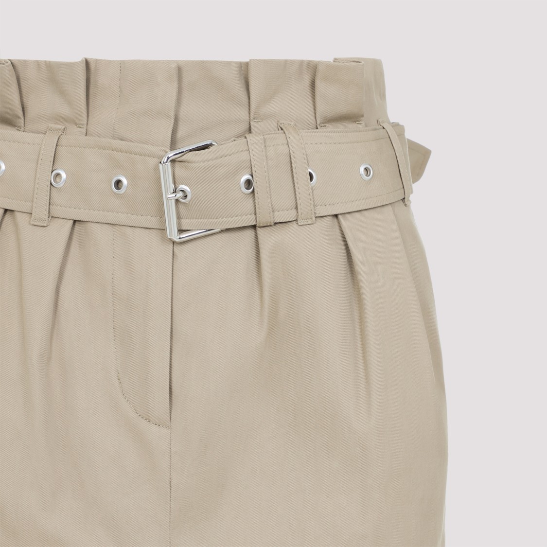 Dries Van Noten Seaches Beige Cotton Skirt In Neutral