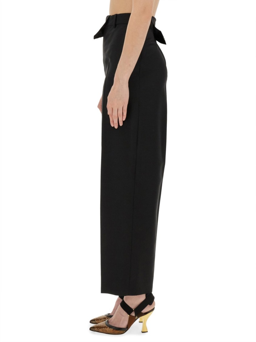 Fendi "kid Mohair Carrot Fit Pants