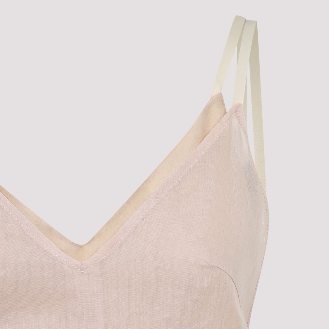 Shop Carven Silk V-neck Maxi Dress