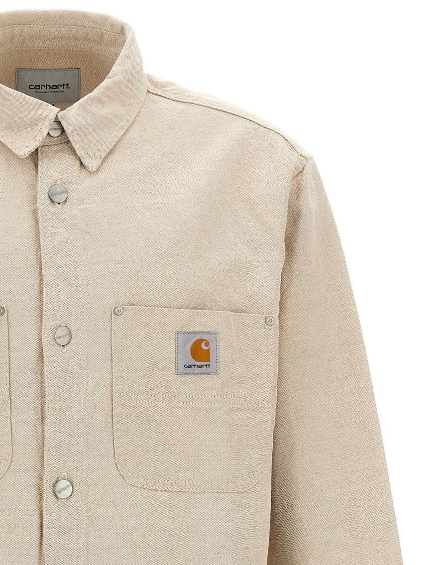Carhartt Wip 'walter' Overshirt In Gray