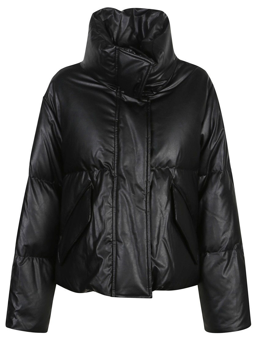 Mm6 Maison Margiela Mm6 By Maison Margiela Oversized Black Sports Jacket With Double-zipper Closure In Black