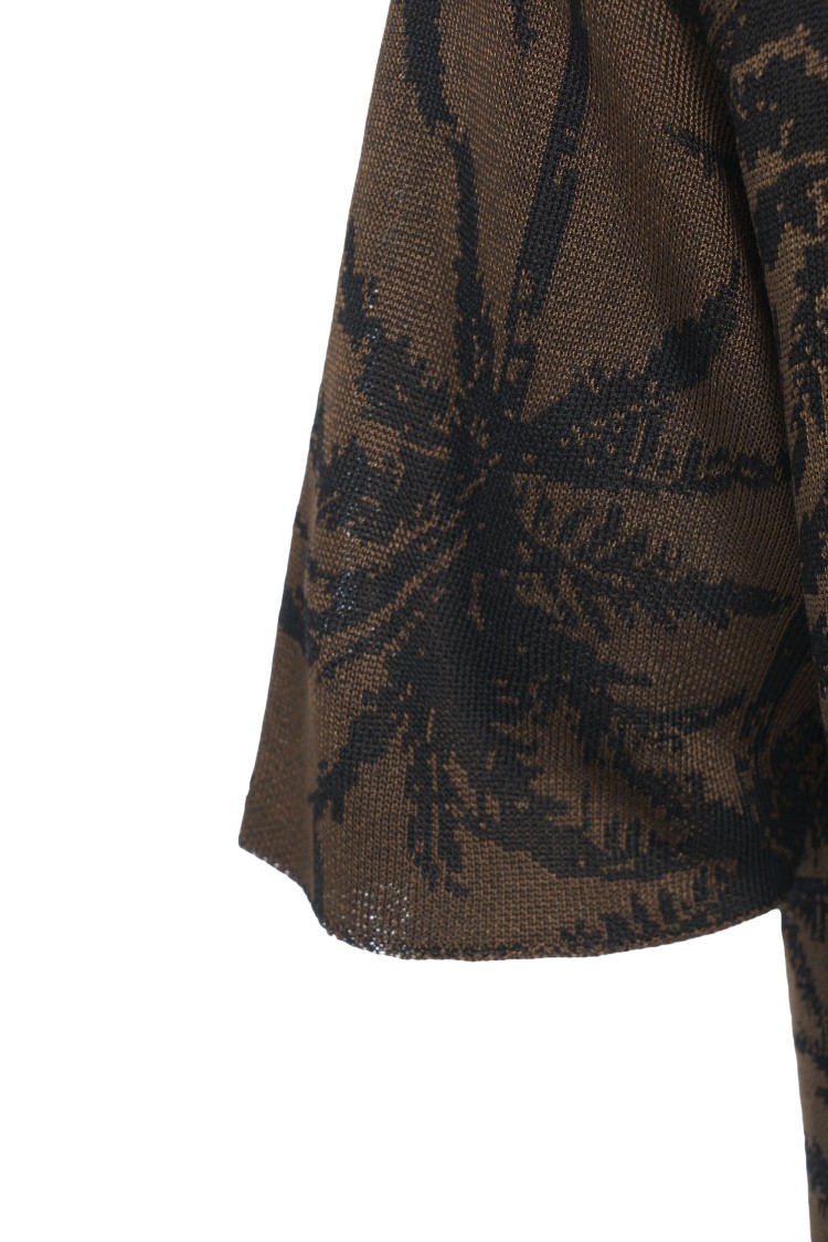 AMARANTO AMARANTO KNIT SHIRT WITH ALL-OVER PATTERN