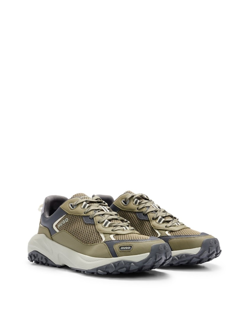 Hugo Boss Go1st Low Top Sneakers In Gray
