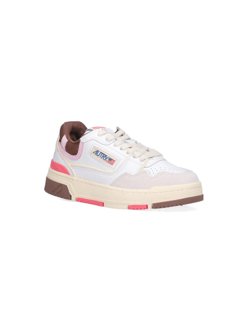 Shop Autry Clc Low-top Sneakers In White Leather