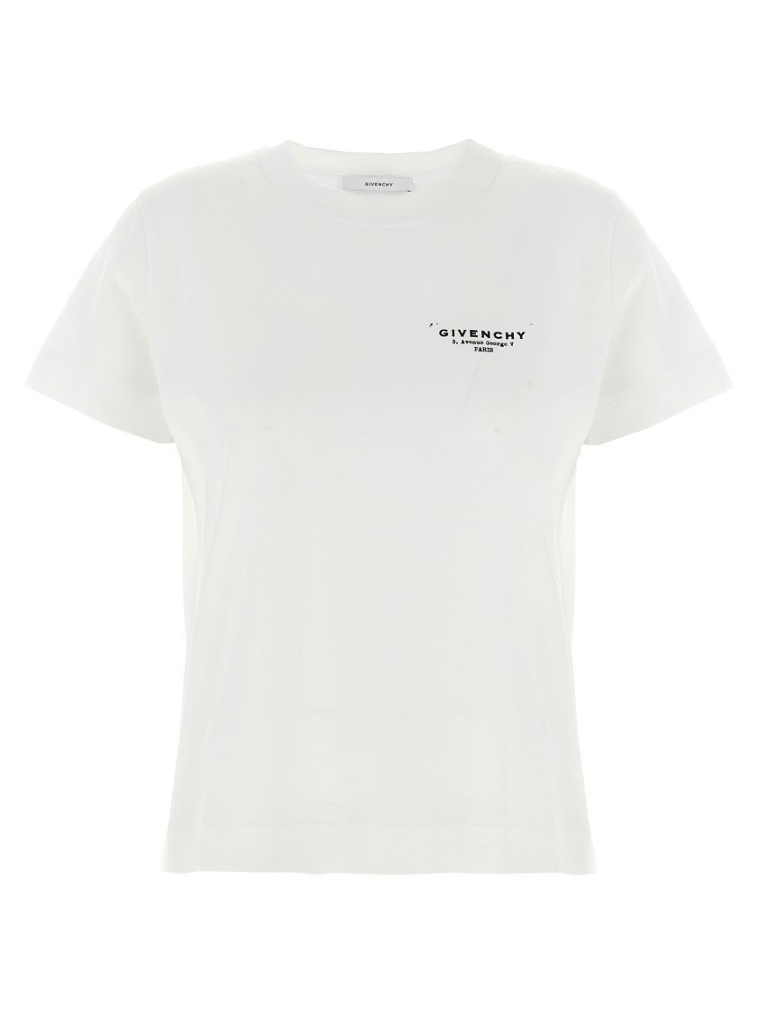 Givenchy Stamp T-shirt White/black In White