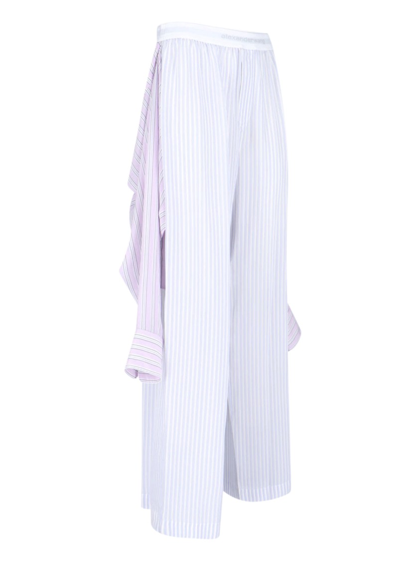 Alexander Wang Large Pants In Silk In White