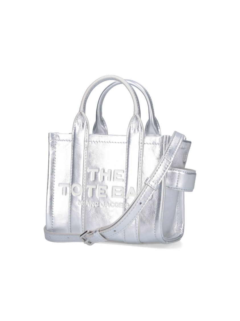 Marc Jacobs Mini Tote Bag The Metallic Leather