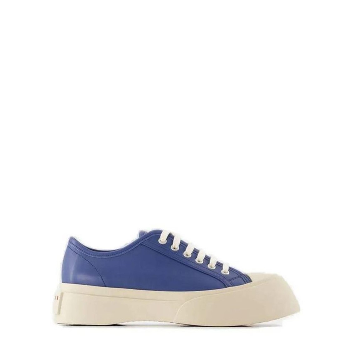 Shop Marni Calf Hair And Leather Sneakers With Chunky Sole
