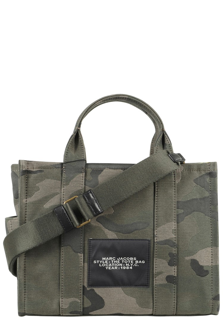 Marc Jacobs Military Camouflage Medium Tote Bag In Green