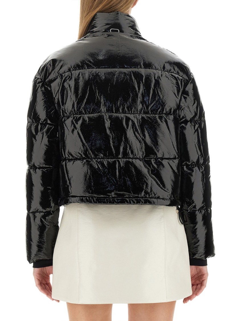 COURRÈGES COURRÈGES SHORT VINYL DOWN JACKET