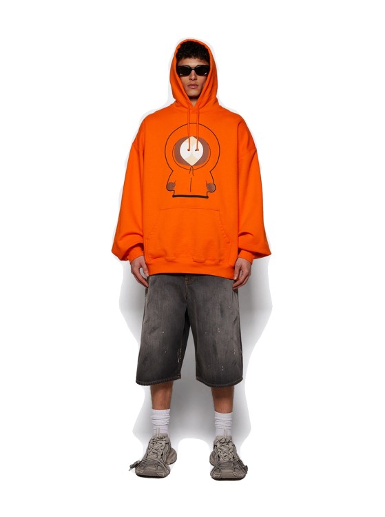 Vetements Kenny Oversized Hoodie Orange in Orange THE LIST