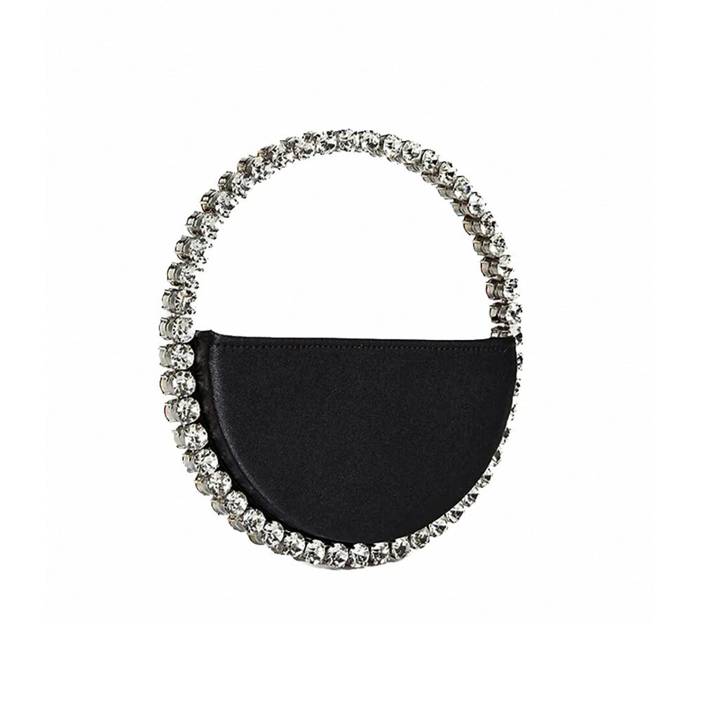 L'alingi Lalingi Black Satin Eternity Clutch