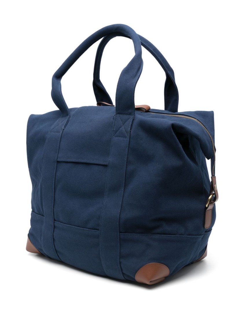 MC2 SAINT BARTH MC2 SAINT BARTH NAVY BLUE BAG WITH TWO-WAY ZIP