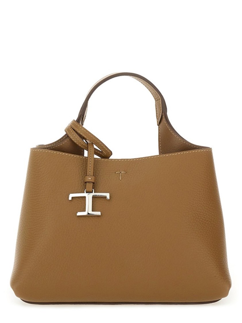 Tod's Micro Leather Bag In Brown