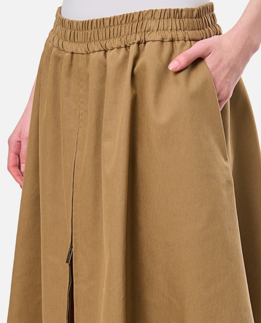 Golden Goose 'journey W's Circle' Skirt In Brown