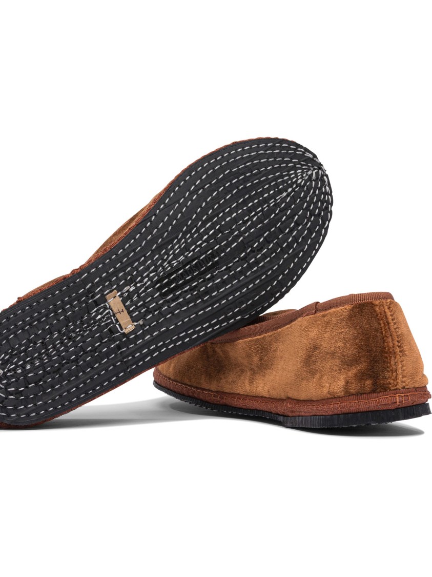 Sentier Di Segantin Roberta Plush Brown Loafers In Brown