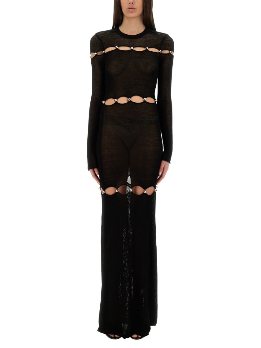 Shop Isabel Marant "elmire" Long Dress In Black