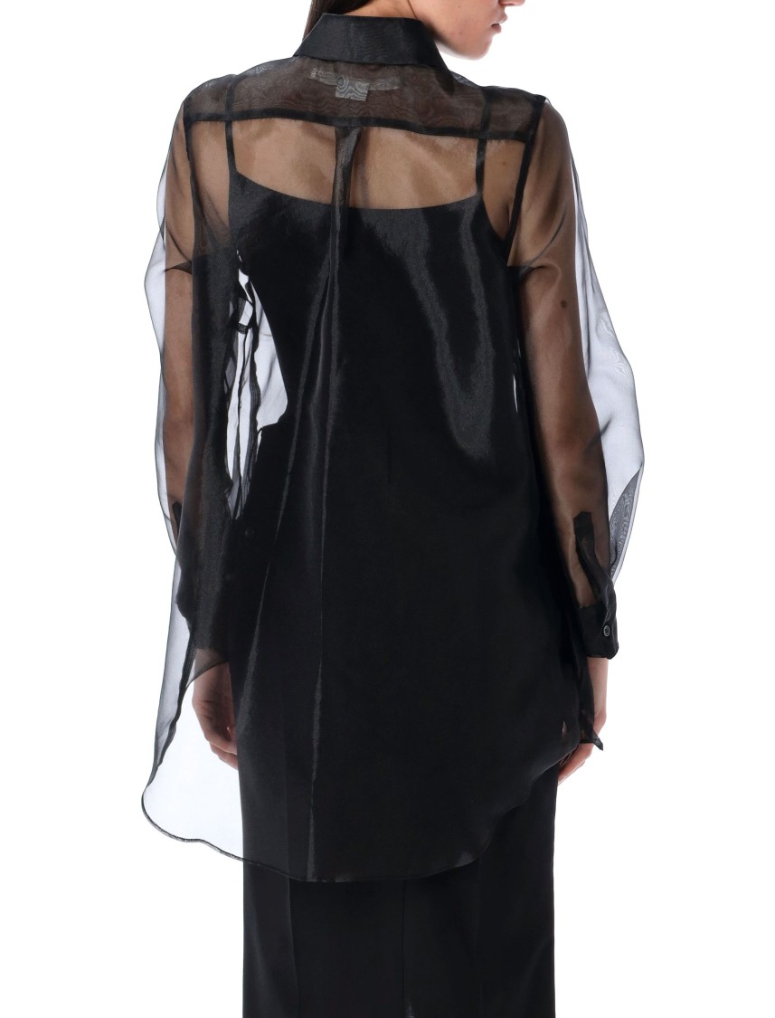 Shop Comme Des Garçons Organza Shirt