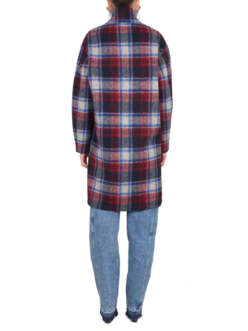 Shop Isabel Marant Étoile "gabriel" Coat In Multicolor