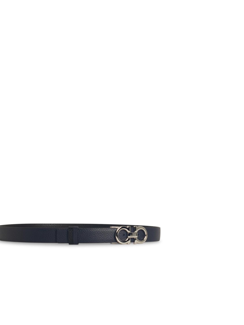 Ferragamo Cinturón - Azul In Black