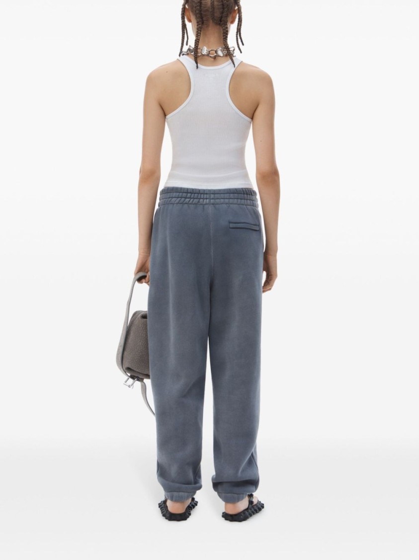 Alexander Wang Jogging En Coton In Grey