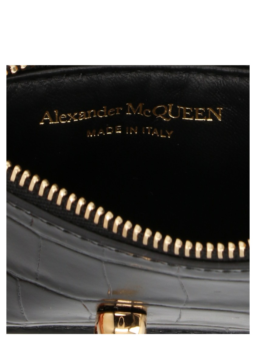 Alexander Mcqueen Mcqueen 'skull' Card Holder In Black