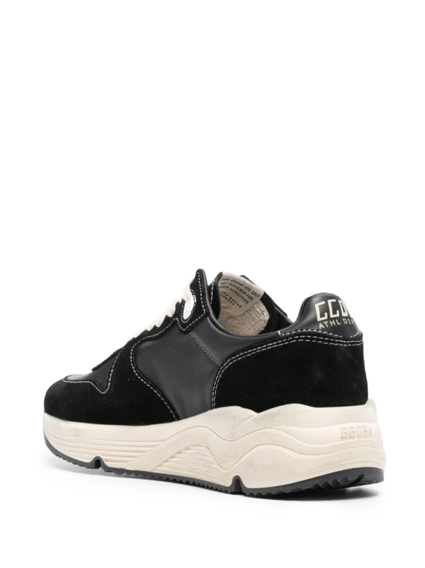 Golden Goose Running Sole Nappa Upper And Heel Leather Star