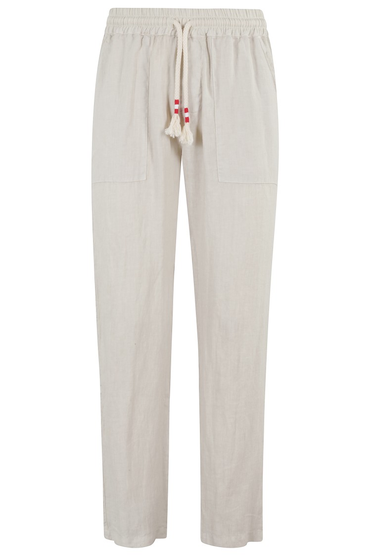Shop Mc2 Saint Barth Pant With Colisse In White